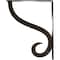Ekena Millwork Ashford Triple, Wrought Iron Bracket, (Triple center brace), Antiqued Pale Gold 2"W  x 12"D x 15"H BKTM02X12X15TASAPG - alternate 3